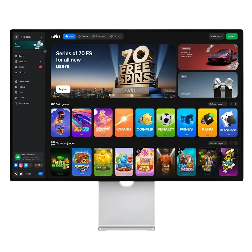 Plataforma de apuestas 1win en Chile con casino, deportes en vivo, tragamonedas y juegos de mesa online