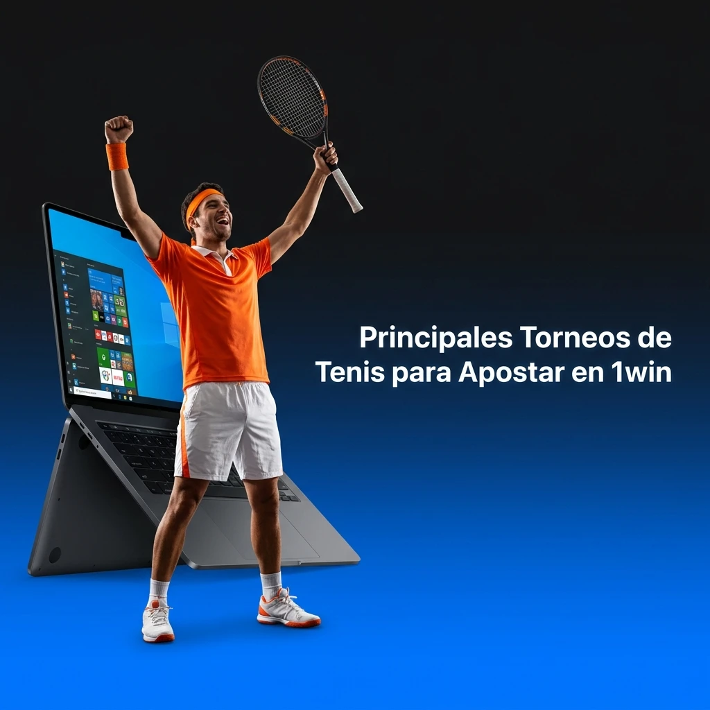 Principales torneos de tenis para apostar en 1win: Grand Slams, Masters 1000 y Copa Davis disponibles