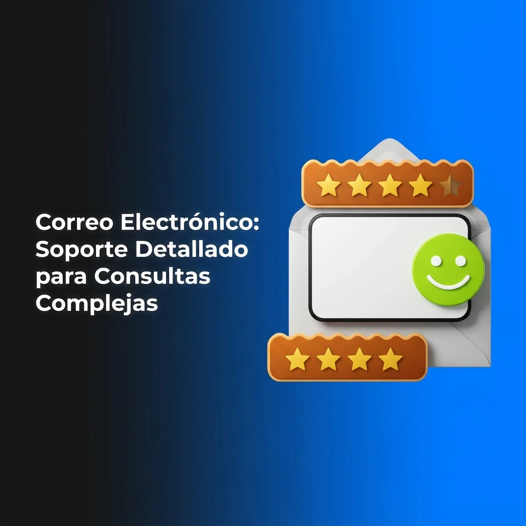 Soporte por correo electrónico en 1win para consultas complejas, verificación KYC y disputas de pagos