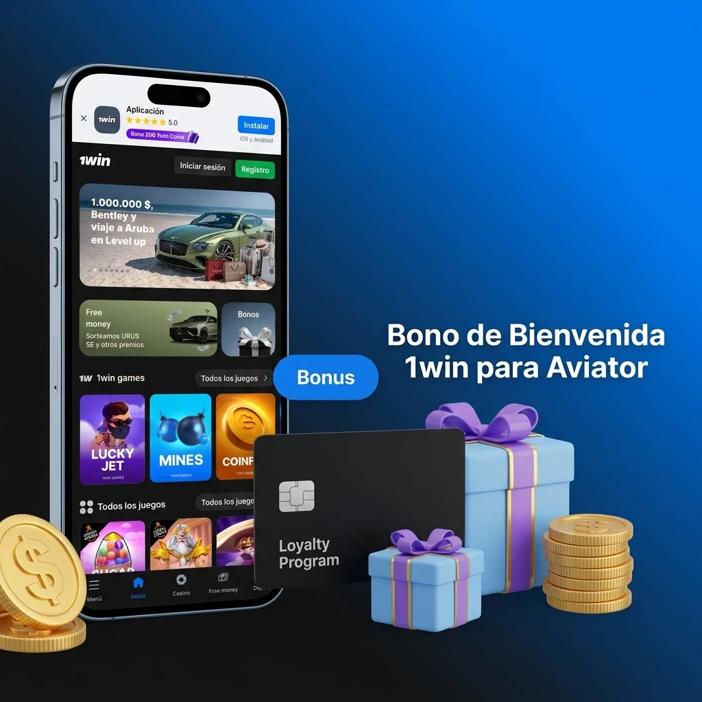 Bono de bienvenida 1win 600% hasta 2.400.000 CLP para jugar Aviator con depósito inicial